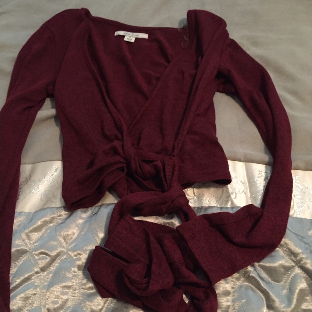 Wrap crop top